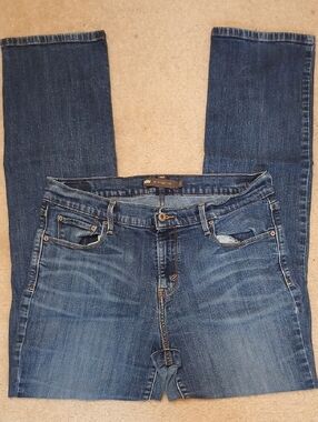 Levi's 505 Straight Leg Blue Jeans Womens 12